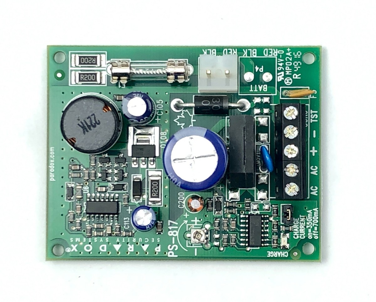 Paradox Security System Switching Power Supply PS817 | eBay Paradox Security System Switching Power Supply PS817 | eBay