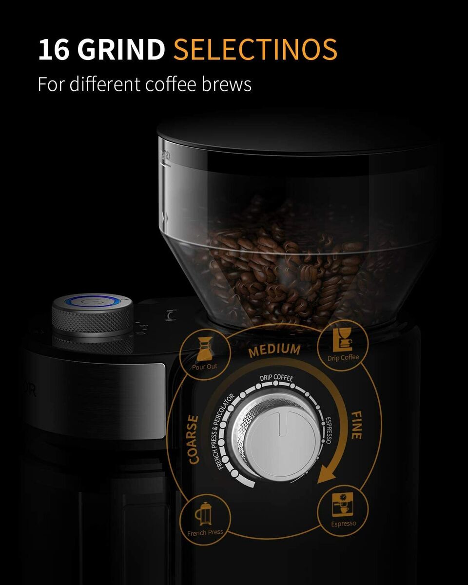 Molinillo de café eléctrico 2.0, molino de rebabas ajustable. Limited  Edition