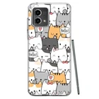Mundaze Case for Motorola Moto G Stylus 5G 2023 Cat Friends Hello
