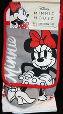 Minnie Mouse 3 piece set Kitchen Towel Pot Holder