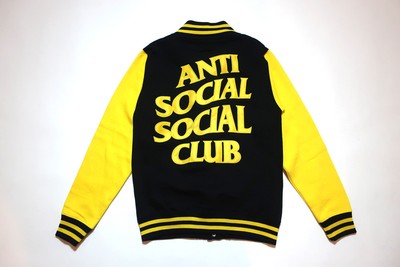 anti social social club letterman jacket