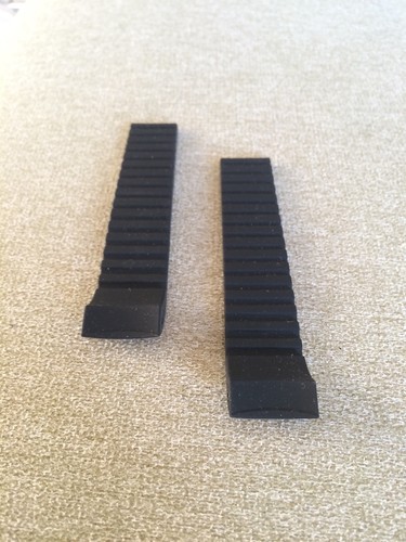 Silicon Watch Band / Strap fits Fortis B42 series-matte-Deployant buckle style - Picture 6 of 12