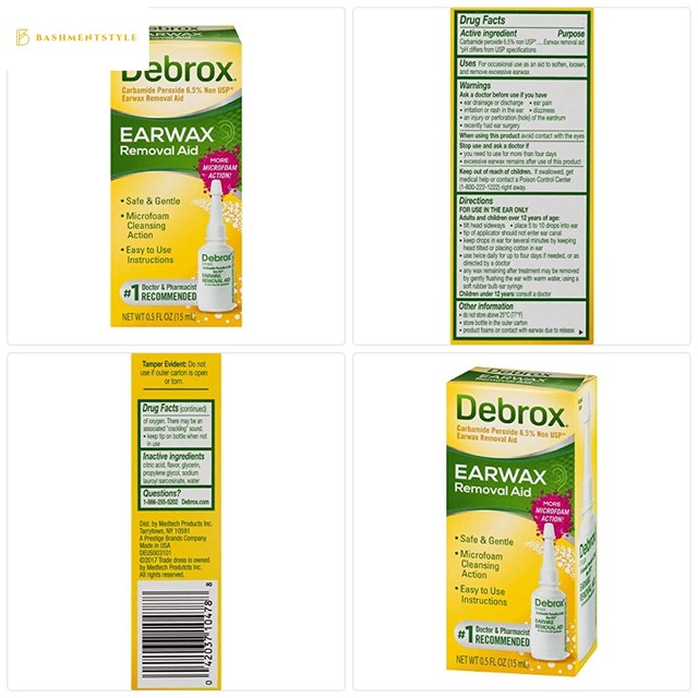 Debrox Drops Earwax Removal Aid -- 0.5 fl oz | eBay