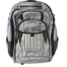 Samsonite Tectonic 2 Gray Black Fabric Large Backpack