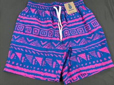 NWT Chubbies The Tide Pools 7" Classic Swim Trunk Small