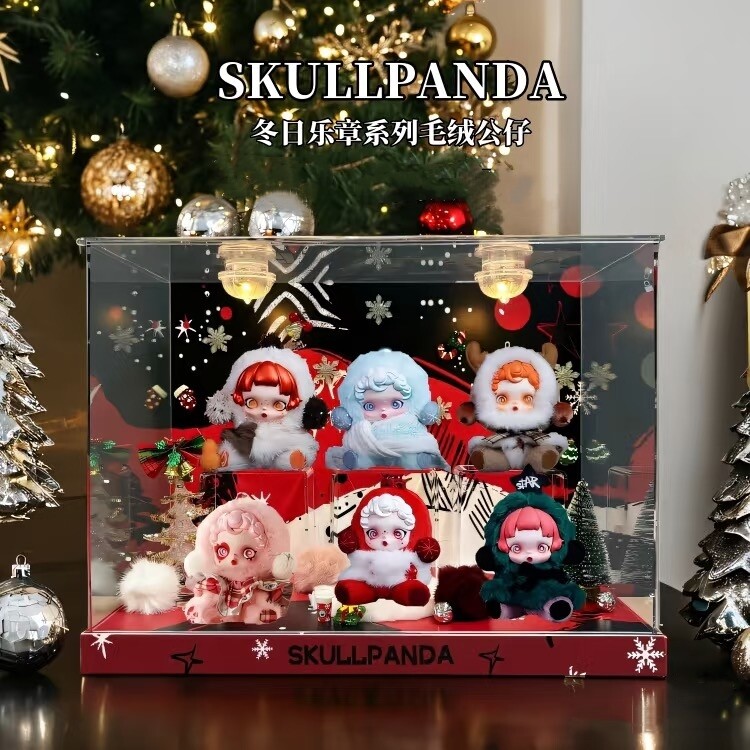 クリスマス skullz SKULLPANDA Winter Symphony Plush Series Toy Confirmed Blind Box