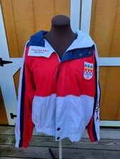VTG Trader Bay L Jacket Hood Good Sam Club RV Patch Life Member Minnesota -KAREN