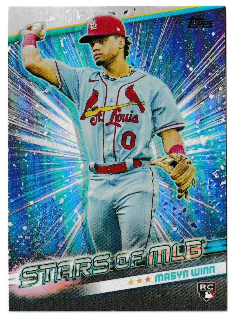 2024 Topps Baseball Series 2 Stars of MLB #SMLB54 Masyn Winn RC - St. Louis