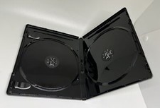 NEW 12MM 4K ULTRA HD BLACK DOUBLE 2 DVD CASE, SLEEVE, PS2-12MM UHD G22