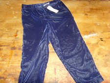 NWT Gymboree size XS 4 girls velour pants warm cozy holiday dark blue navy NEW