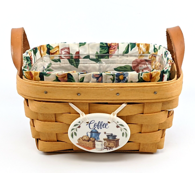 Longaberger Coffee Basket with Divider / Protector Insert RARE | eBay