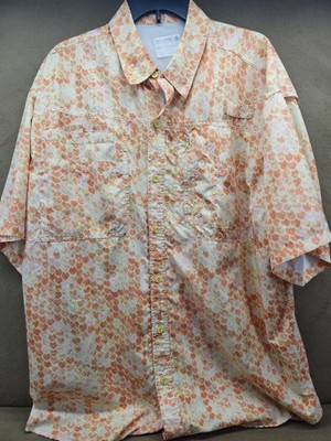 Reel Legends Saltwater 11 Mens XXL Vented Short Sleeve Fishing Shirt Pockets