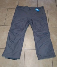 Columbia Men's Bugaboo IV Insulated Snow Pants 3X Omni Heat Waterproof NWT Grey