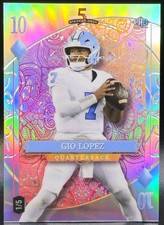 GIO LOPEZ 2026 WILD CARD 5 CARD DRAW STACKED DECK 10 OF DIAMONDS ROOKIE RC 1/5