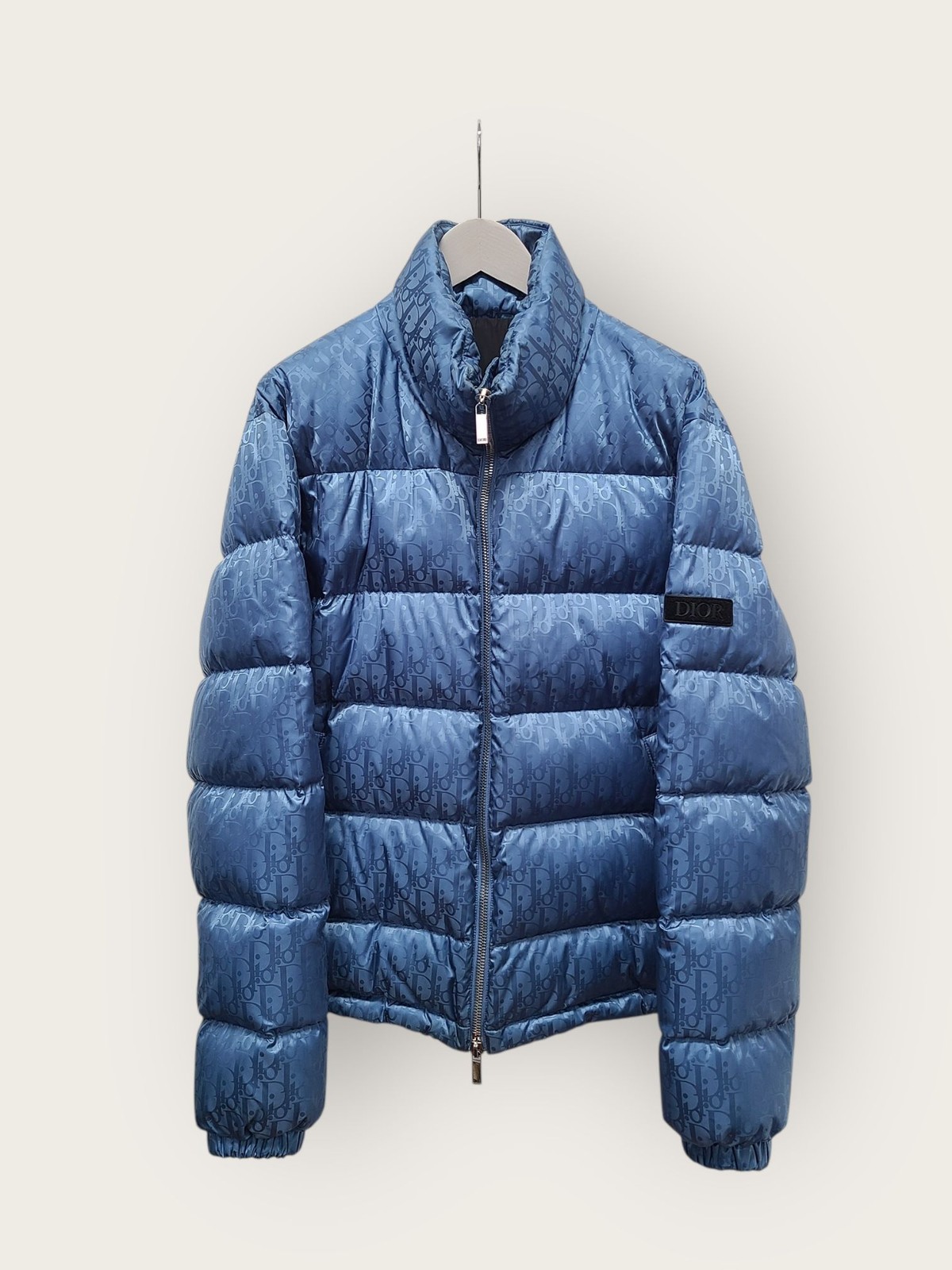 Dior Blue Oblique Down Padding Jacket 149529914 - image 1