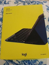 Logitech FOCUS Keyboard Case iPad mini 4 Bluetooth Folio Cover Black