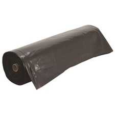10ft x 25ft Black Plastic Sheeting - Water Resistant