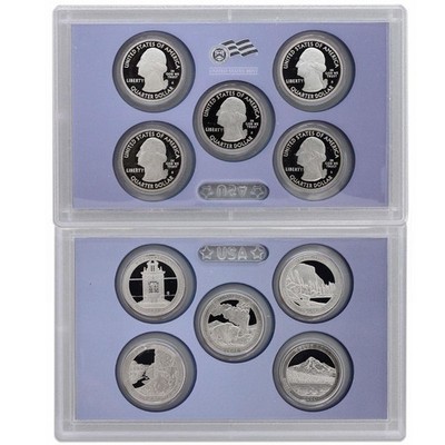 2010 S Proof Parks Quarter Set ATB Gem DCam No Box or COA 5 Coin CN-Clad US Mint