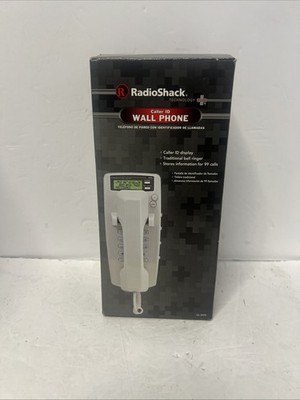 RadioShack 43-3905 Corded Wall Phone Caller ID Call Waiting Works
