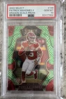 2022 Panini Select -  Patrick Mahomes II #148 Dragon Scale Prizm /89