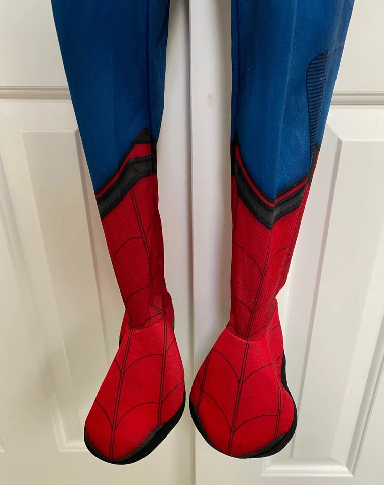 Marvel Comics Spiderman Far From Home Bodysuit Cosplay Costume Kids Size 7/8 - Image 4 of 4