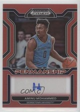 2022-23 Prizm Draft Picks College Penmanship Red 79/199 Aminu Mohammed Auto s1i