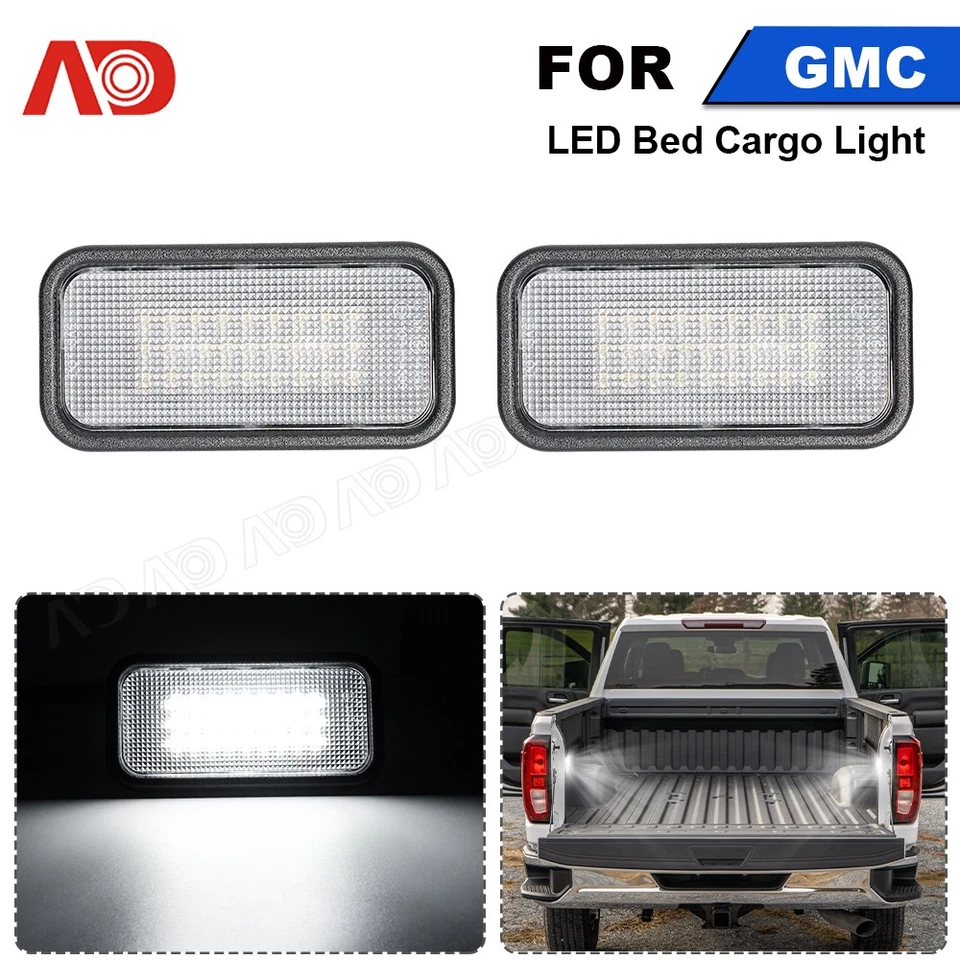 2PCS LED Cargo/Trunk Light For Chevrolet Silverado/GMC Sierra 1500 2500HD 3500HD — 第 2/4 张图片