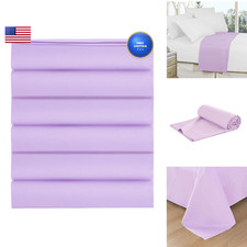Elegant Comfort 6-Pack Luxury Flat Sheet Premium Hotel Quality Wrinkle And Fade