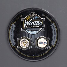 2011 NHL WINTER CLASSIC OFFICIAL PUCK - Washington Capitals @ Pittsburgh Penguin