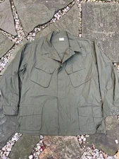 Deadstock No Wash XL-Reg 60s Jungle Jacket 1968 US Army Vietnam Ripstop NOS
