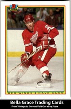 1990-91 Bowman Dave Barr #231 Detroit Red Wings NHL Hockey