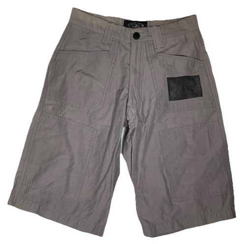 Vintage Lee Pipes Shorts Size 14 Y2K Skater Shorts Baggy Cargo Shorts - Picture 2 of 5