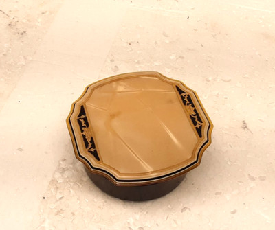 Celluloid Vintage Vanity Small Trinket Box Art Nouveau