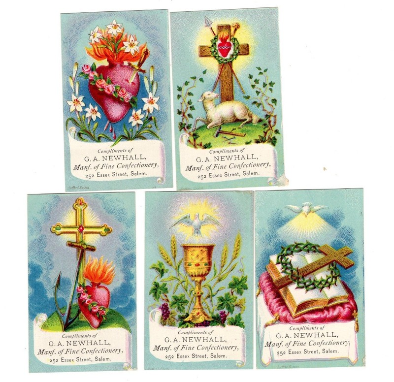 Victorian trade cards- religious themed- 5