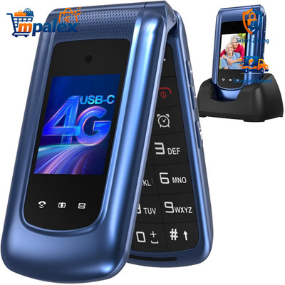 4G Klapphandy Seniorenhandy Dual SIM Flip Mobiltelefon mit SOS Notruf