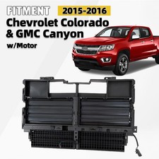 Radiator Grille Shutter For 2015-2016 Chevrolet Colorado GMC Canyon W/ Motor