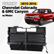 Radiator Grille Shutter For 2015-2016 Chevrolet Colorado GMC Canyon W/ Motor