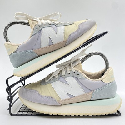 New Balance 237 Damen-Sneaker flieder-creme-grün Wildleder Größe UK 5 Plateau WS237PC
