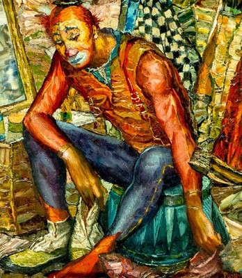 George Russin (FL,1910-2010) oil painting 150374