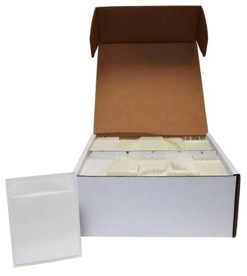School Smart Peel Press Book Pockets 3-1/2 x 4-1/2 Manila 500 ct