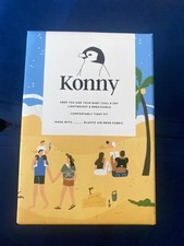 Konny Baby Carrier Summer Elastic Air-Mesh Fabric Charcoal Small NEW 2xs