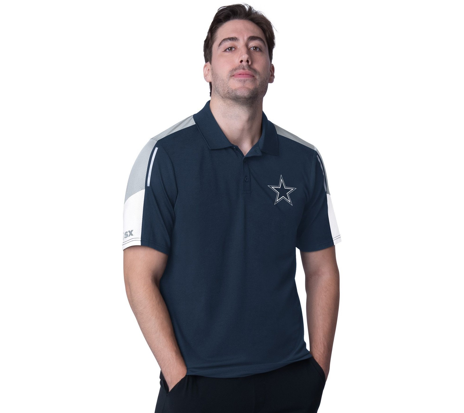 MSX by Michael Strahan Women's Top Sz M for NFL Dallas Men's Blk/Blue A655580