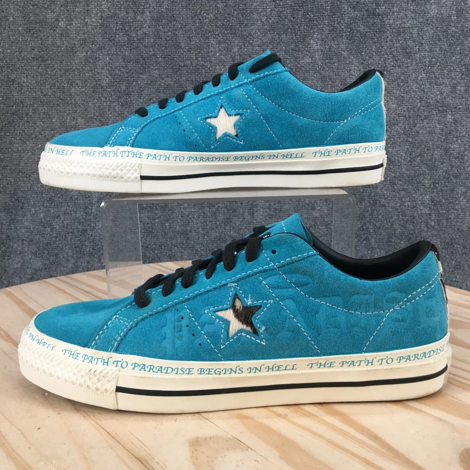 匡威运动鞋女式 9 蓝色 Paraside One Star Pro Sean Pablo 麂皮绒 173215C — 第 2/4 张图片