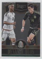 2015-16 Panini Select Dynamic Duos Giovani Dos Santos Javier Hernandez #11 4m6