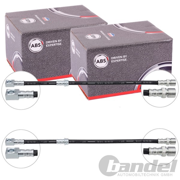 2X A.B.S. BremsschlÄUche Vorne Passend FüR Opel Omega-image