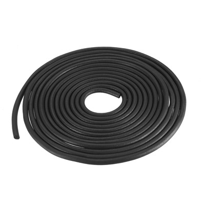 9.8ft Foam Rubber Seal Weather Strip 4mm Diameter 3 Meters Black