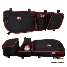 X3 Door Bags, Compatible with Can Am Maverick X3 and MAX models 2017-2025, Red