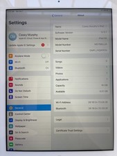 Apple iPad Air A1474 16 GB, Wi-Fi  4G, 9.7 in - Silver