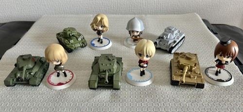 Ichiban Kuji Girls und Panzer Chibi Kyun Figuren Panzer Set gebraucht Posten