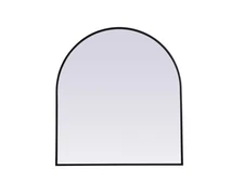 Elegant Lighting MR1A3336 Ayra 33" W x 36" H Modern Arched - Black